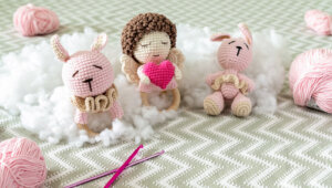 Amigurumi para enfeitar quarto de criança