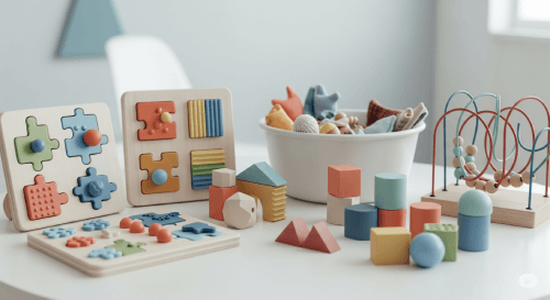 Brinquedos para autistas para reforçar habilidades cognitivas