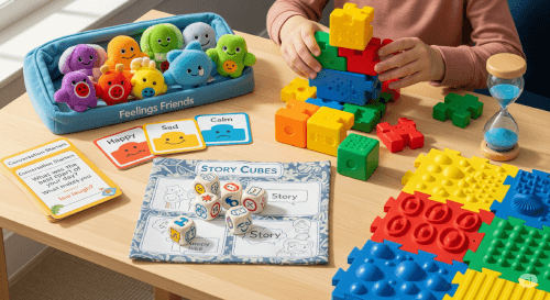 Brinquedos para autismo que facilitam a interação familiar